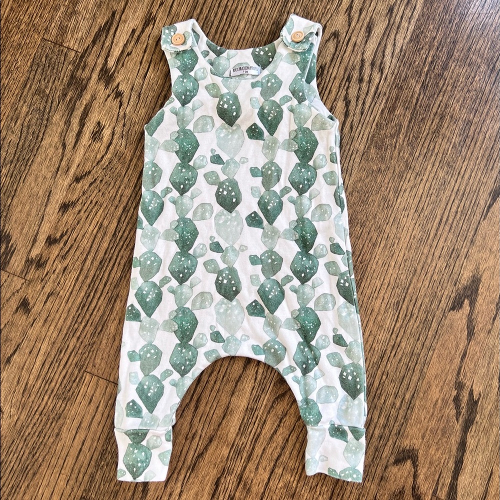 Rocky Racoon Apparel Cactus Romper 3-6 Month